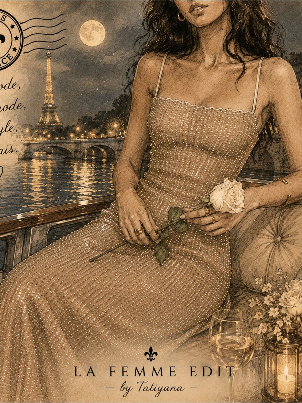 House of CB Alondra Limited Edition Beaded Maxi